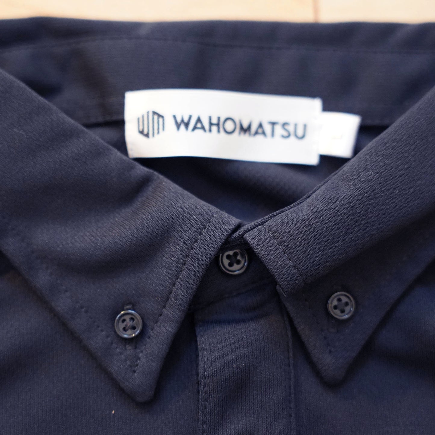 WAHOMATSUポロシャツ(ネイビー)