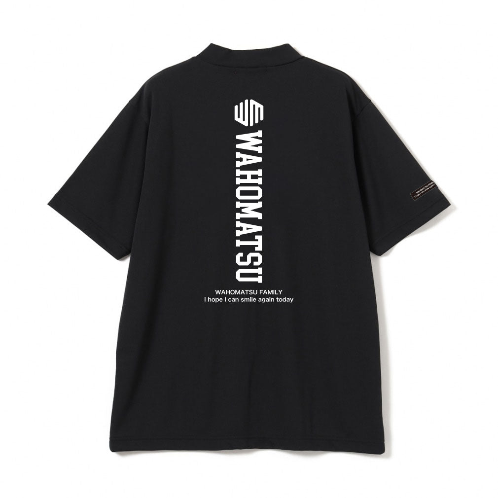 モックネックシャツ(ブラック) 受注商品：9月中旬順次発送