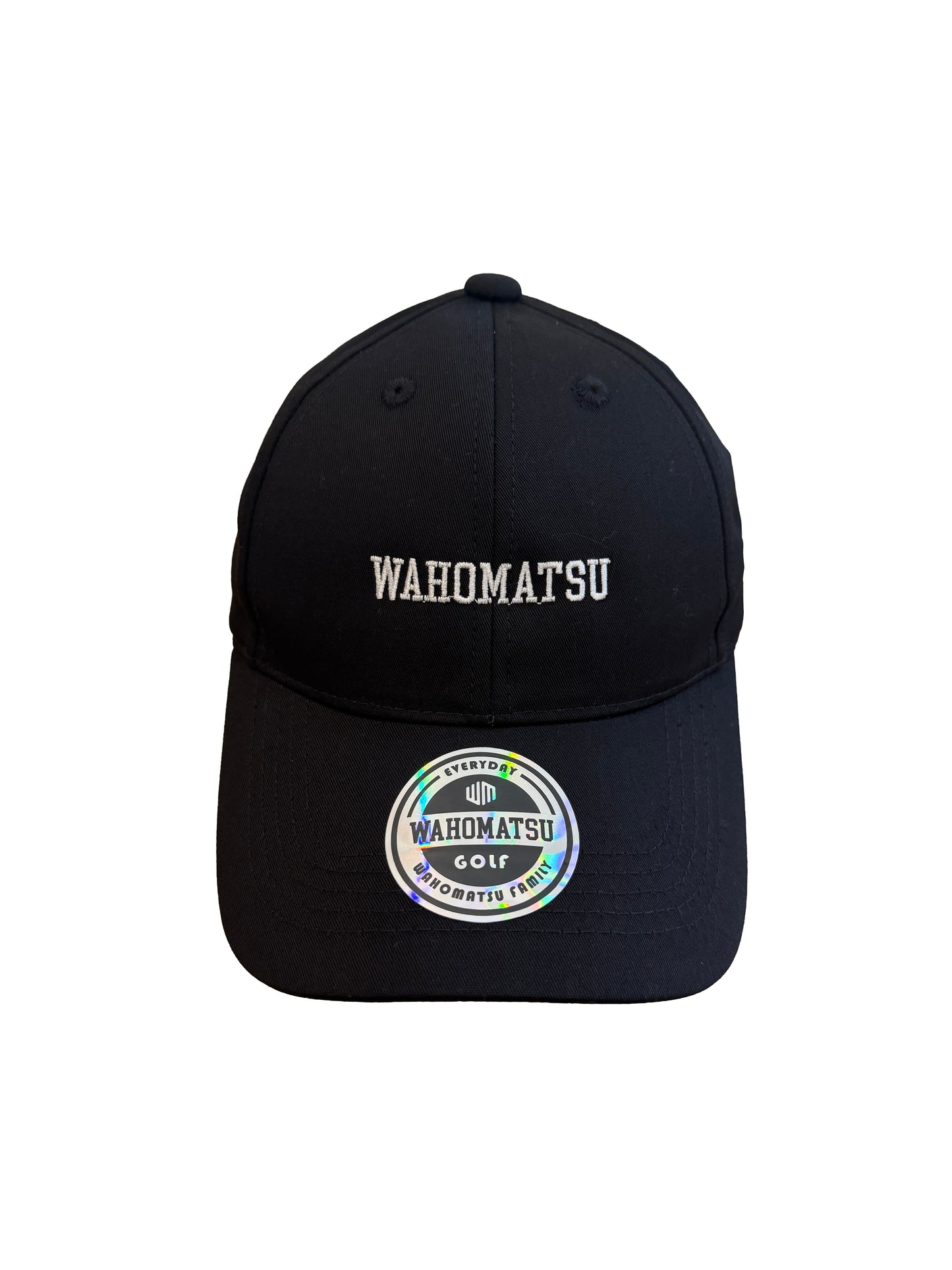 WAHOMATSUロゴキャップ(ブラック)受注商品：9月中旬順次発送
