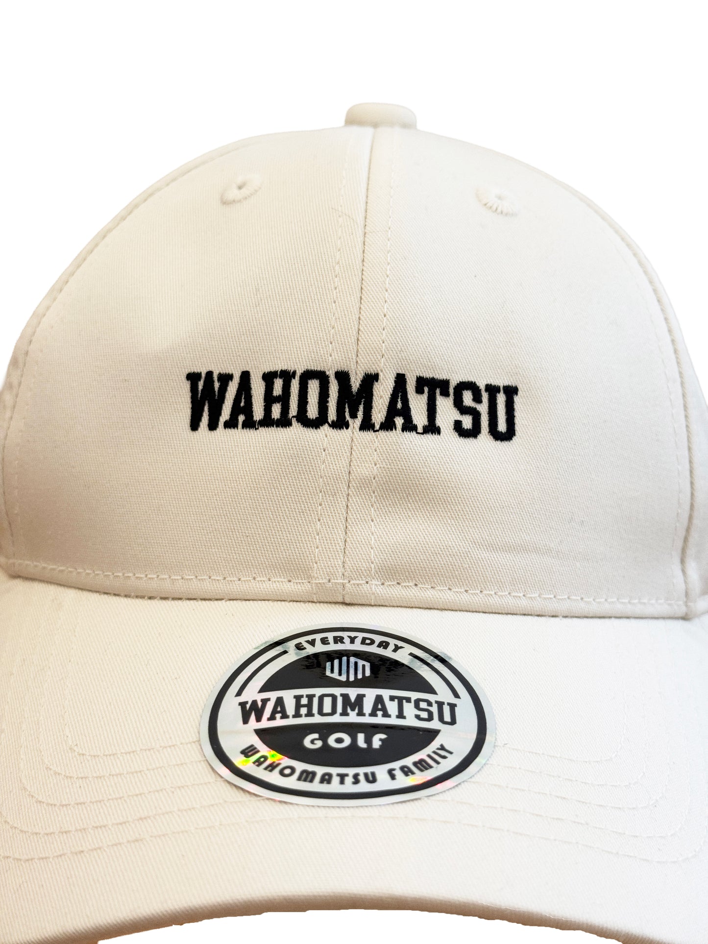 WAHOMATSUロゴキャップ(アイボリー)受注商品：9月中旬順次発送