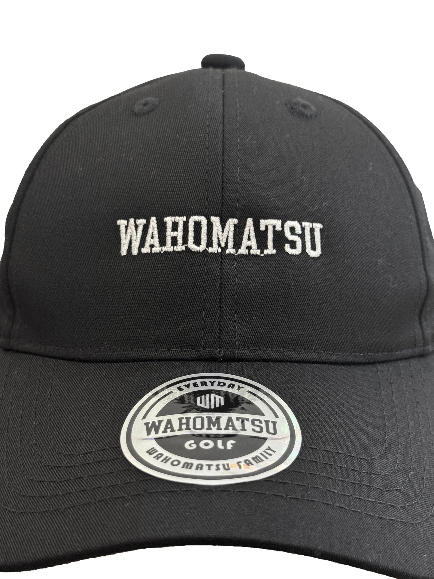 WAHOMATSUロゴキャップ(ブラック)受注商品：9月中旬順次発送