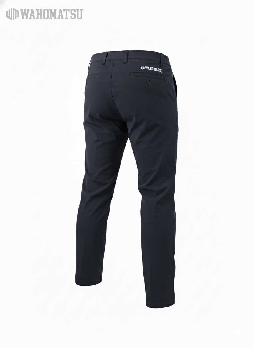 WAHOMATSUストレッチ吸汗速乾パンツ(ネイビー)受注商品：9月中旬順次発送